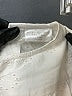 Assorted Brands 100% Cotton Ivory Short Sleeve Turtleneck Size 6-9 mo - photo 3