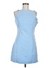 Lulus Solid Blue Casual Dress Size M - photo 1