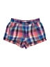 SO 100% Rayon Plaid Purple Shorts Size M - photo 1