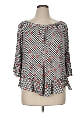 Style&Co 3/4 Sleeve Blouse (view 1)