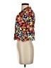Zara Floral Orange Short Sleeve Blouse Size XS - photo 5