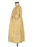 Basico 100% Polyester Yellow Casual Dress Size M - photo 5