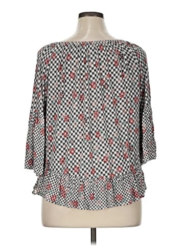 Style&Co 3/4 Sleeve Blouse (view 2)
