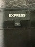 Express 100% Polyester Black Faux Leather Skirt Size 14 - photo 4
