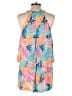 Lilly Pulitzer 100% Polyester Tropical Blue Romper Size 10 - photo 2