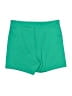 Sincerely Jules Solid Green Shorts Size L - photo 2