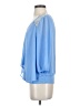 Iz Byer 100% Polyester Blue 3/4 Sleeve Blouse Size M - photo 5