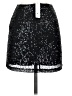 Mi ami Stars Black Casual Skirt Size XS - photo 2