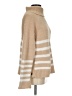 Harper Heritage 100% Polyester Stripes Tan Turtleneck Sweater Size S - photo 4