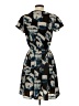 Nani Hawaii Graphic Blue Brown Casual Dress Size S (estimated) - photo 2