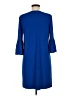 Wisp Solid Blue Casual Dress Size 6 - photo 2