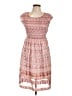 Max Studio 100% Polyester Paisley Pink Casual Dress Size L - photo 1
