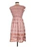 Max Studio 100% Polyester Paisley Pink Casual Dress Size L - photo 2