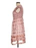 Max Studio 100% Polyester Paisley Pink Casual Dress Size L - photo 5