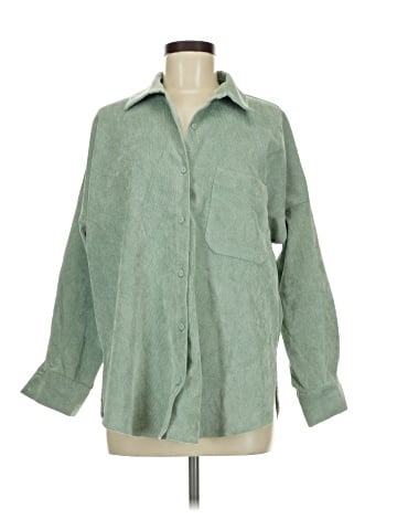 Zara Long Sleeve Button-Down Shirt (view 1)