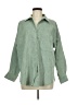 Zara Green Long Sleeve Button-Down Shirt Size M - photo 1