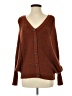 Ruby Moon 100% Cotton Brown Cardigan Size S - photo 1