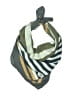 Babe DIDRIKSON Stripes Gray Tan Scarf One size - photo 1