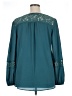 Apt. 9 100% Polyester Teal Long Sleeve Blouse Size XL - photo 2