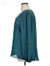Apt. 9 100% Polyester Teal Long Sleeve Blouse Size XL - photo 5