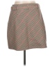 H&M Chevron-herringbone Brown Casual Skirt Size 10 - photo 2