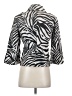 Rafaella 100% Cotton Animal Print Ivory Jacket Size M - photo 2