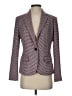 Bar III Houndstooth Burgundy Blazer Size 4 - photo 1