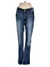 rue21 Hearts Blue Jeans Size 1 - 2 - photo 1