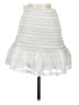 River Island 100% Polyester White Casual Skirt Size S - photo 1