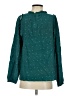 Dolan Teal Long Sleeve Blouse Size S - photo 2