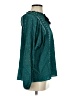 Dolan Teal Long Sleeve Blouse Size S - photo 4