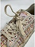 Versace Tweed Pink Tweed Greca Sneakers Size EU (IT) 37 / US 7 - photo 4
