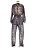Chloé 100% Silk Paisley Gray Jumpsuit Size EU (FR) 38 / US 6 - photo 2