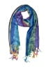 Unbranded Tie-dye Purple Scarf One size - photo 1