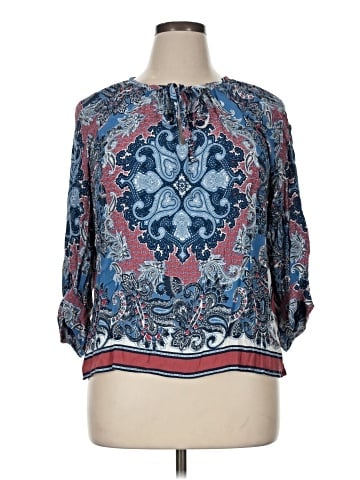 Karen Kane 3/4 Sleeve Blouse (view 1)