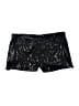 Unbranded 100% Polyester Print Black Shorts Size S (estimated) - photo 1