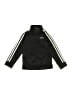 Adidas 100% Polyester Stripes Black Track Jacket Size 5 - photo 1