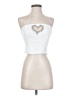 Lulus 100% Polyester White Sleeveless Top Size S - photo 1