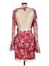 B. Darlin 100% Polyester Floral Red Cocktail Dress Size 11 - 12 - photo 2