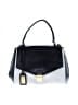 Badgley Mischka Color Block Gray Black Satchel One size - photo 1