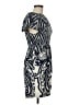 Tibi 100% Silk Paisley Blue Casual Dress Size 6 - photo 4