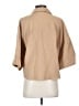 Zara Tan 3/4 Sleeve Button-Down Shirt Size XS - photo 2