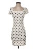 Aqua Polka Dots Ivory Casual Dress Size XS - photo 1