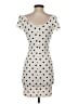 Aqua Polka Dots Ivory Casual Dress Size XS - photo 2