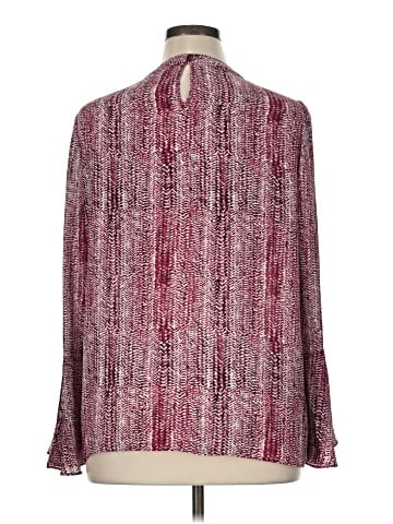 Roz & Ali Long Sleeve Blouse (view 2)