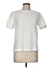 Shein 100% Polyester Ivory Short Sleeve Blouse Size 6 - photo 1