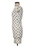 Aqua Polka Dots Ivory Casual Dress Size XS - photo 5
