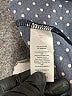 Talbots Polka Dots Blue Black Casual Dress Size 6 - photo 8