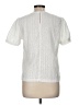 Shein 100% Polyester Ivory Short Sleeve Blouse Size 6 - photo 2