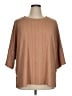Discount Divas Brown 3/4 Sleeve Blouse Size XL - photo 1